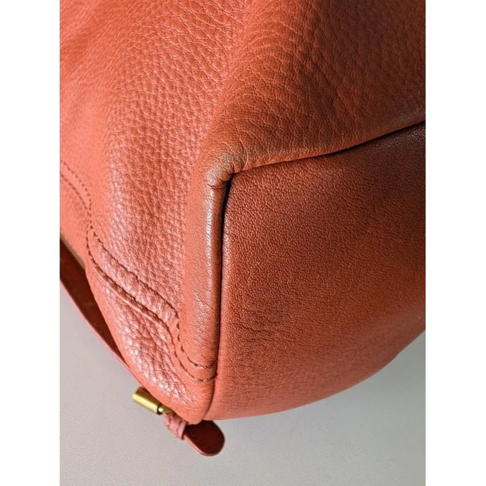 HOBO Merrin Convertible Backpack Shoulder Bag‎ Cinnamon Pebbled Leather Tassel
